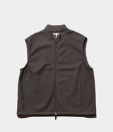 STILL BY HAND "VE02233" zip up vest
