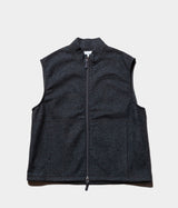 STILL BY HAND "VE02233" zip up vest