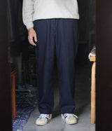 STILL BY HAND "PT05233" stripe easy pants