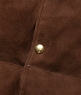 A.PRESSE "Suede Down Vest"