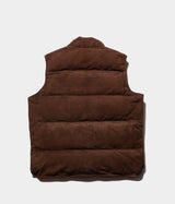 A.PRESSE "Suede Down Vest"