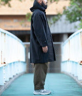STILL BY HAND "CO01233" Moleskin hooded coat