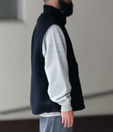 STILL BY HAND "VE02234" Wool Pile Pullover Vest