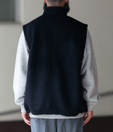 STILL BY HAND "VE02234" Wool Pile Pullover Vest