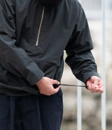 STILL BY HAND "BL03234" Half Zip Anorak