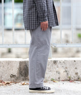 STILL BY HAND "PT01234" Peach Skin One Tuck Pants