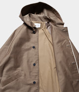 STILL BY HAND "CO01233" Moleskin hooded coat