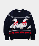 HERILL "Cashmere Jacquard Sweater AHIRU"