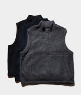 STILL BY HAND "VE02234" Wool Pile Pullover Vest