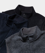 STILL BY HAND "VE02234" Wool Pile Pullover Vest