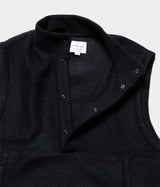STILL BY HAND "VE02234" Wool Pile Pullover Vest