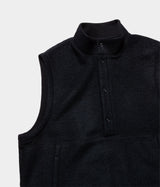 STILL BY HAND "VE02234" Wool Pile Pullover Vest