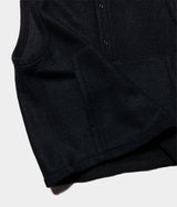 STILL BY HAND "VE02234" Wool Pile Pullover Vest