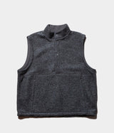 STILL BY HAND "VE02234" Wool Pile Pullover Vest