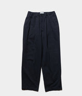 STILL BY HAND "PT01234" Peach Skin One Tuck Pants