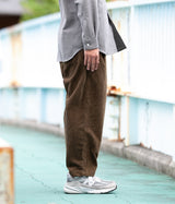 STILL BY HAND "PT05234" Corduroy Easy Pants