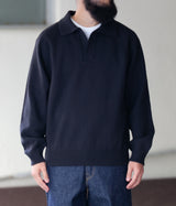 STILL BY HAND "KN02234" Skipper Knit Polo Shirt