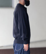 STILL BY HAND "KN02234" Skipper Knit Polo Shirt