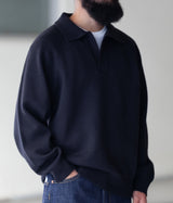 STILL BY HAND "KN02234" Skipper Knit Polo Shirt
