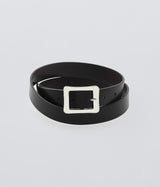 XOLO JEWELRY "Rectangular Buckle -Black Leather-"