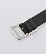 XOLO JEWELRY "Rectangular Buckle -Black Leather-"