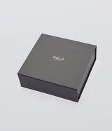 XOLO JEWELRY "Rectangular Buckle -Black Leather-"