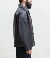 YOKO SAKAMOTO "LEATHER COACH JACKET"