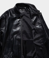 SSSTEIN "LEATHER ZIP BLOUSON"
