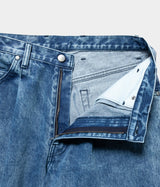 SSSTEIN "CHEMICAL BLEACHED DENIM JEANS"