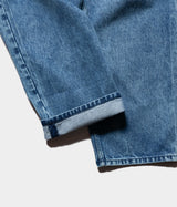 SSSTEIN "CHEMICAL BLEACHED DENIM JEANS"