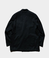 A.PRESSE "Wool Gabardine Double Breasted Jacket"