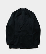 A.PRESSE "Wool Gabardine Double Breasted Jacket"