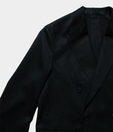 A.PRESSE "Wool Gabardine Double Breasted Jacket"