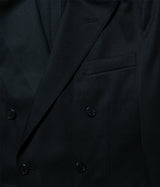 A.PRESSE "Wool Gabardine Double Breasted Jacket"