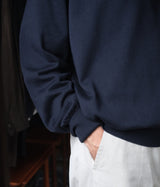 A.PRESSE "Cotton Knit L/S Polo Shirts"