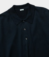 A.PRESSE "Cotton Knit L/S Polo Shirts"