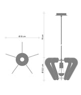 LAFABLIGHT "NOTOCA ALCERIA PENDANT LAMP"