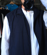 STILL BY HAND "VE01241" Stand collar vest