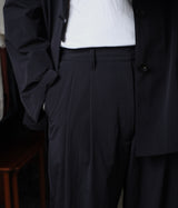 SSSTEIN "WINDPROOF NYLON WIDE EASY TROUSERS"