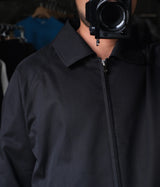 SSSTEIN "COTTON TWILL HARRINGTON ZIP JACKET"