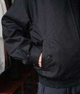 SSSTEIN "COTTON TWILL HARRINGTON ZIP JACKET"