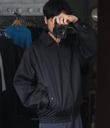 SSSTEIN "COTTON TWILL HARRINGTON ZIP JACKET"