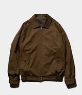 SSSTEIN "COTTON TWILL HARRINGTON ZIP JACKET"