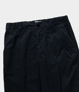 STILL BY HAND "PT03241" Garment-dye deep tuck pants