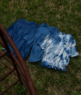 FILMELANGE "DYLAN" Crewneck Tee (Ryukyu Indigo Dye)