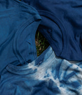FILMELANGE "DYLAN" Crewneck Tee (Ryukyu Indigo Dye)