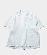 HERILL "Linen ramie open collar shirt"