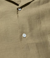 HERILL "Linen ramie open collar shirt"