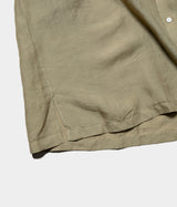 HERILL "Linen ramie open collar shirt"