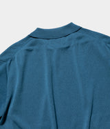 STILL BY HAND "KN01241" Melange knit polo cardigan